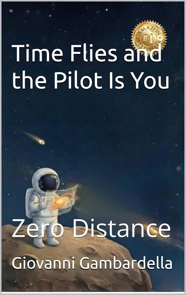 The cover of the book Time Flies and the Pilot Is You by Giovanni Gambardella