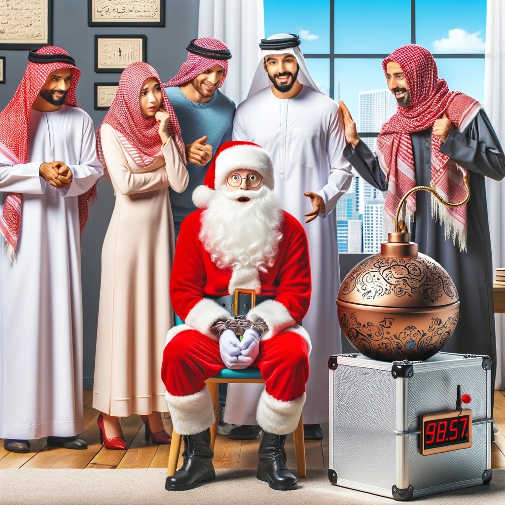 Escape Box: Save Santa Edition - A Christmas Team Building Experience saudi arabia jeddah riyadh dammam